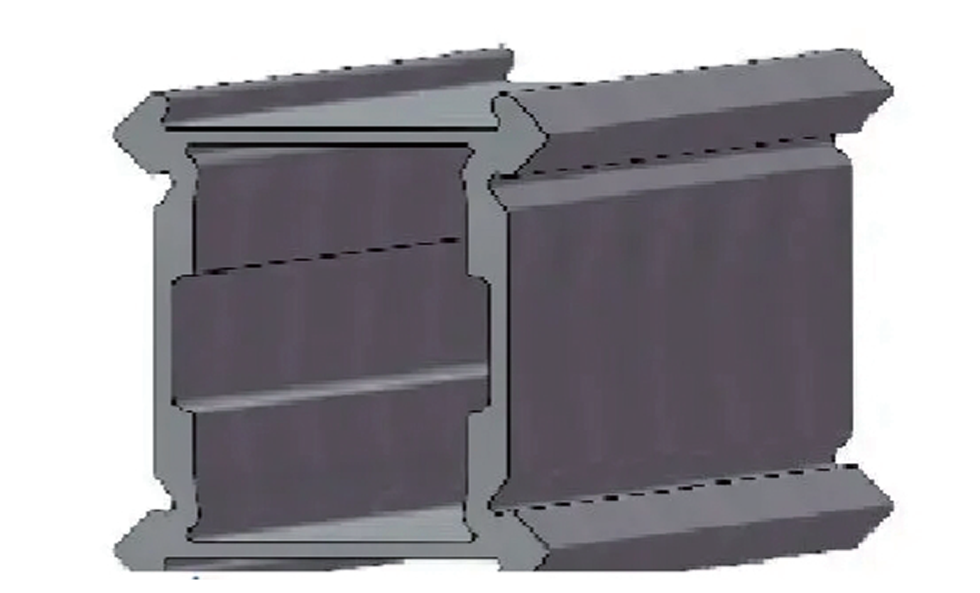 Aluminum alloy propulsion beam for rock drills
