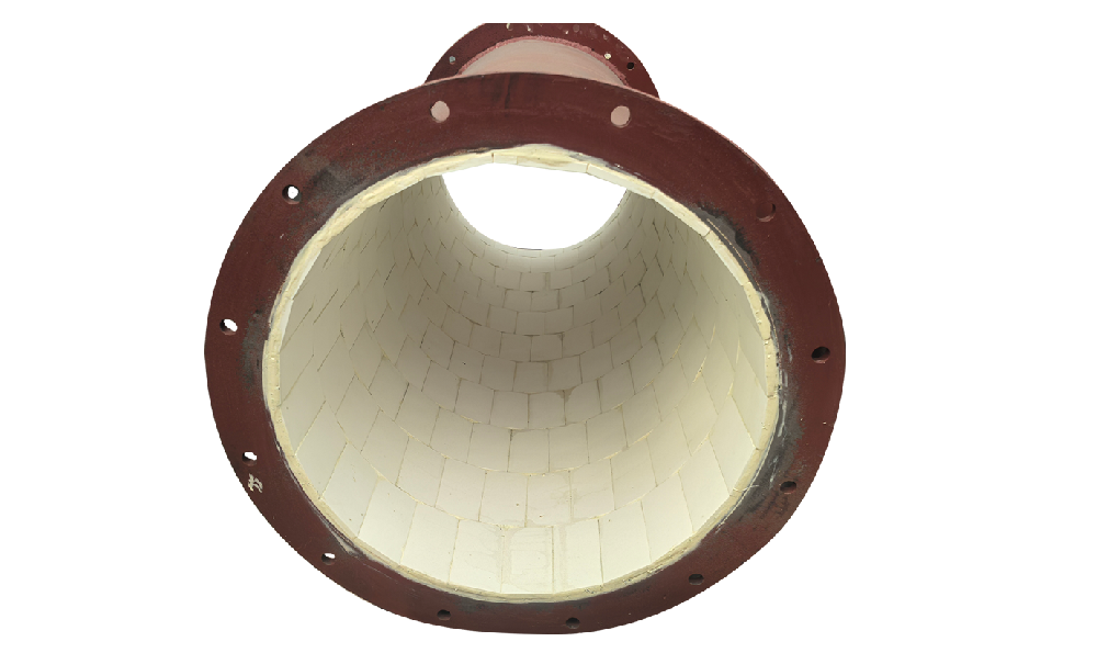 Wear-resistant pipe for mining