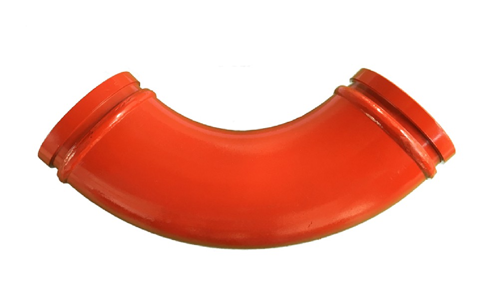 Concrete conveying pipe